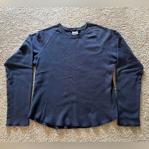 Old Navy Dark Blue Long Sleeve Shirt - Size L